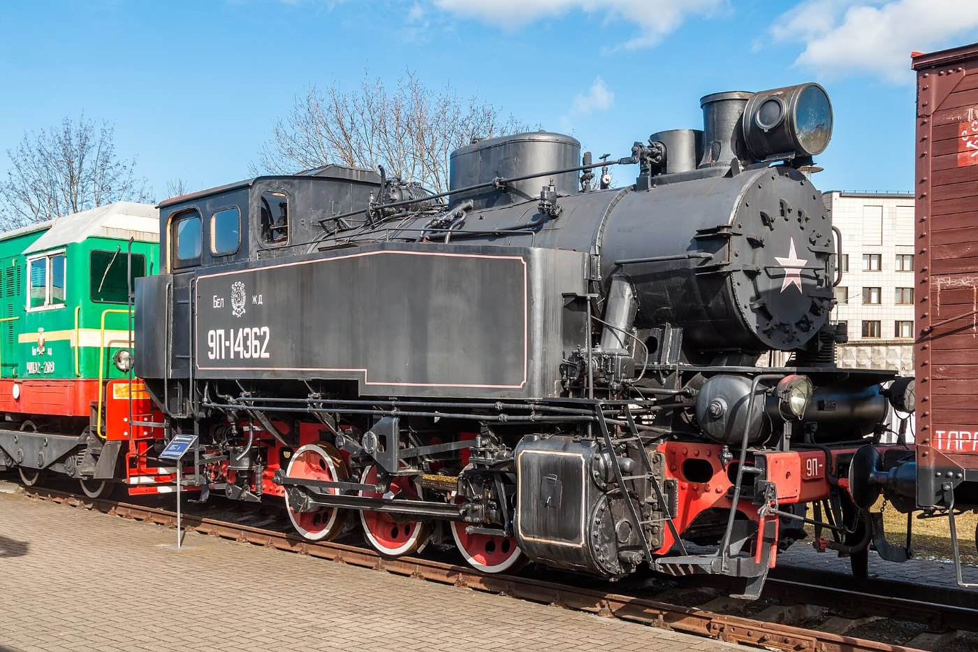 Brest Railway Museum 9П 14362 Steam Locomotive 2023 03 05 3201