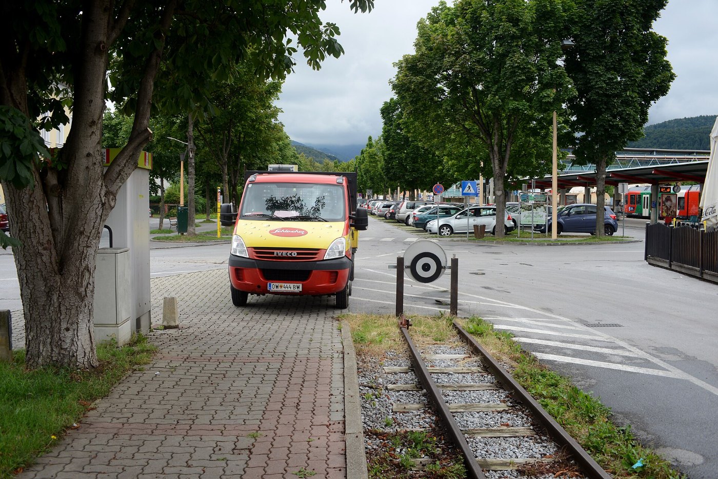 Bahnhof Weiz Feistritztalbahn Prellbock