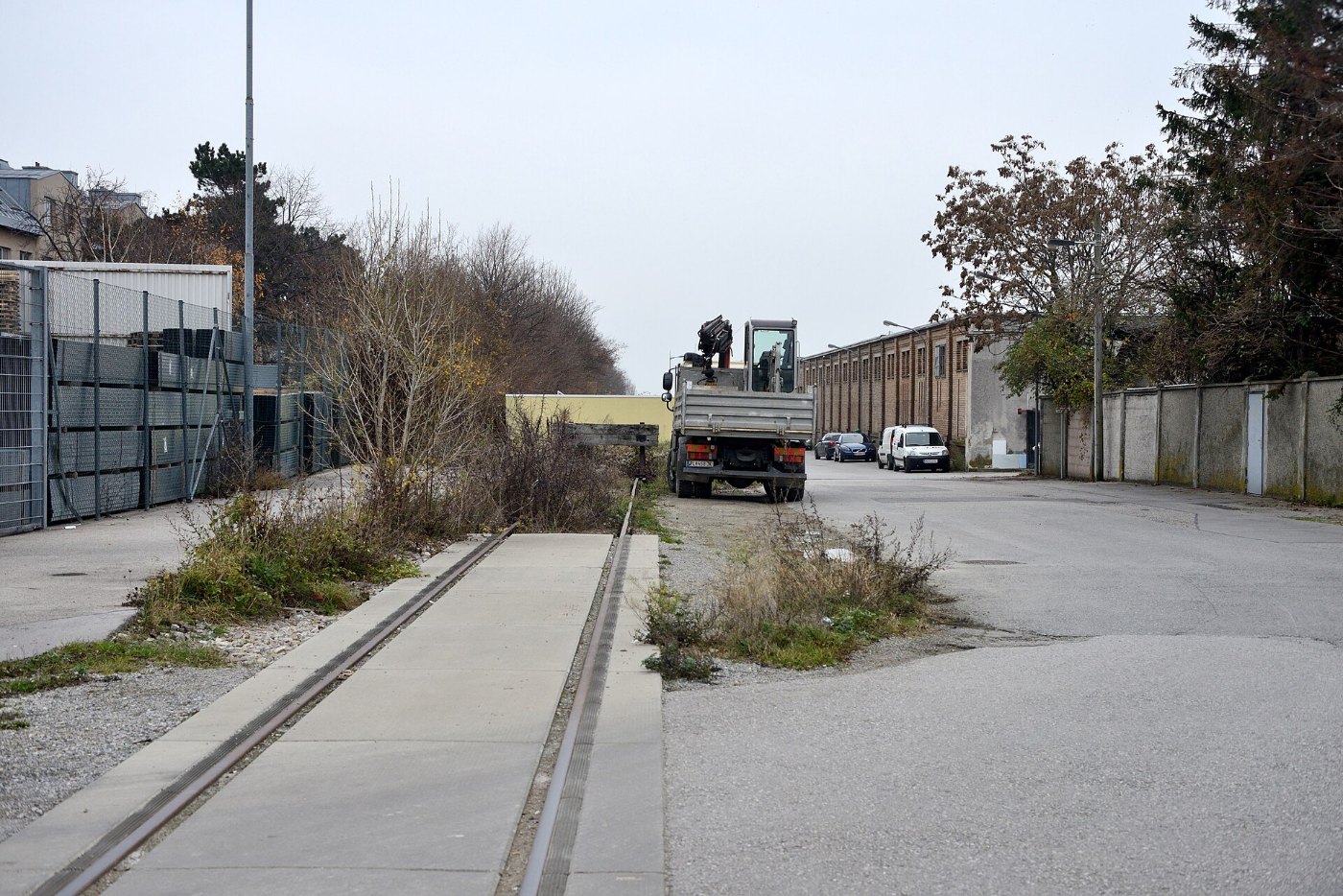 Bahnhof Mödling Gleis 103 Prellbock