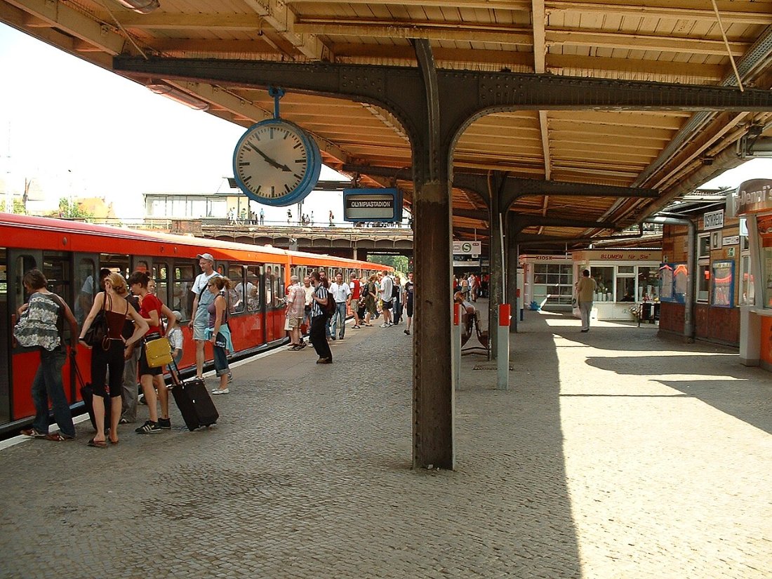 Bahnsteig Bahnhof Ostkreuz, Berlin