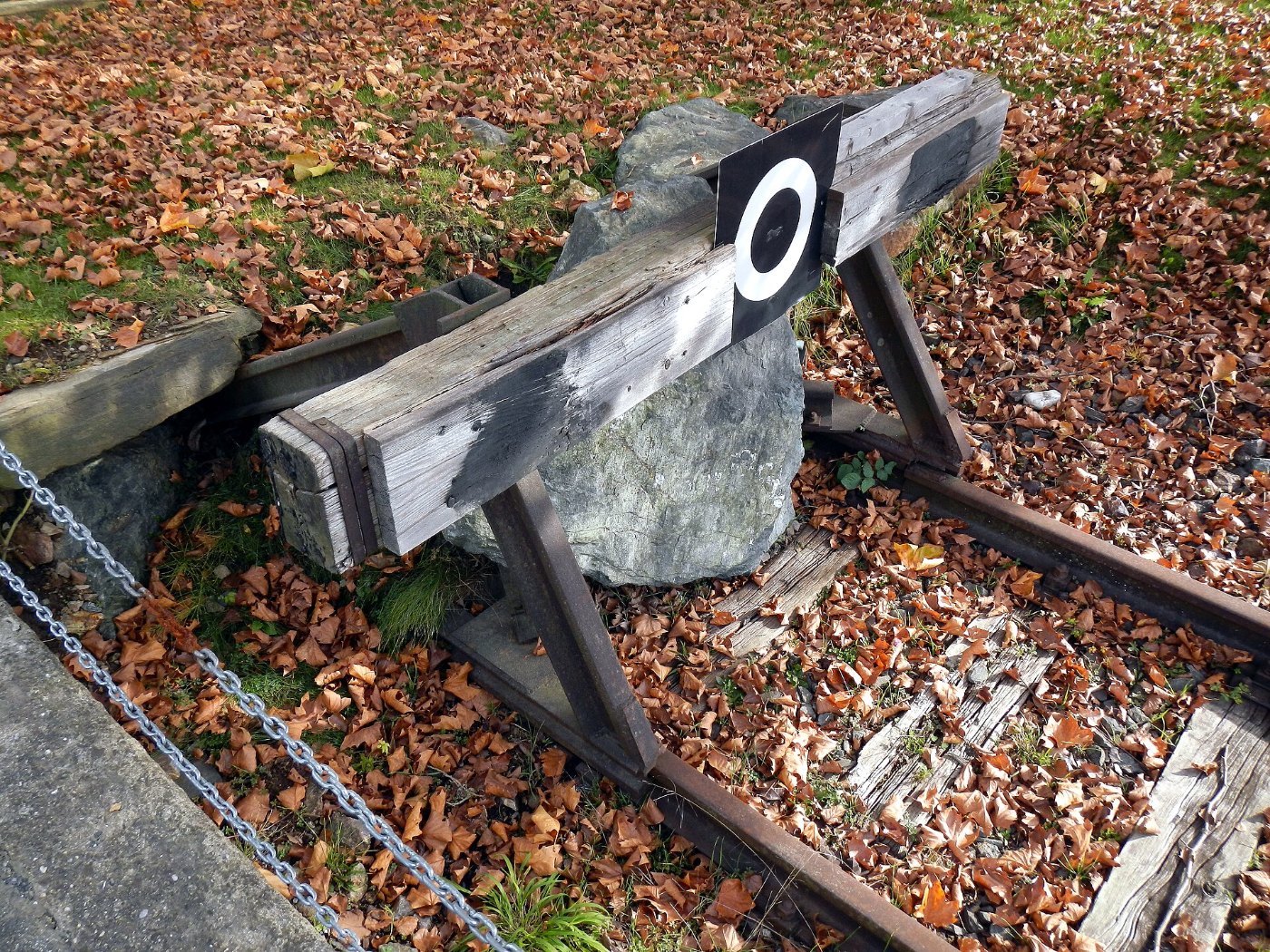 Bhf Deutschlandsberg Nov 2020 Anschlussbahn Liechtenstein Prellbock c
