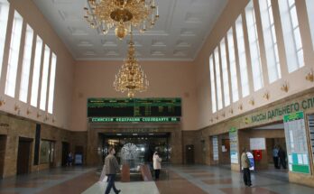 Kaliningrad Railway train station 2009 06