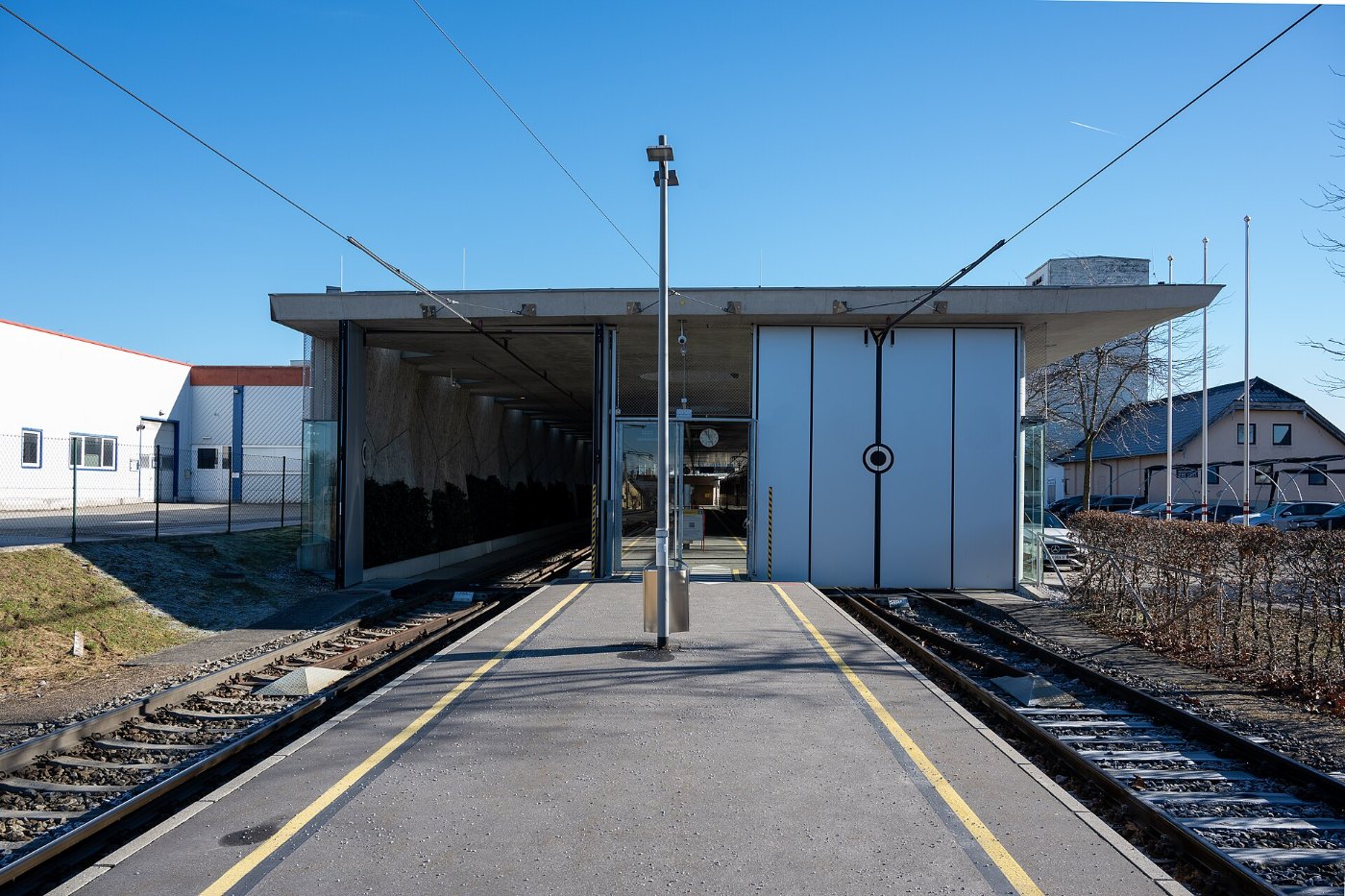 Bahnhof Lamprechtshausen Halle