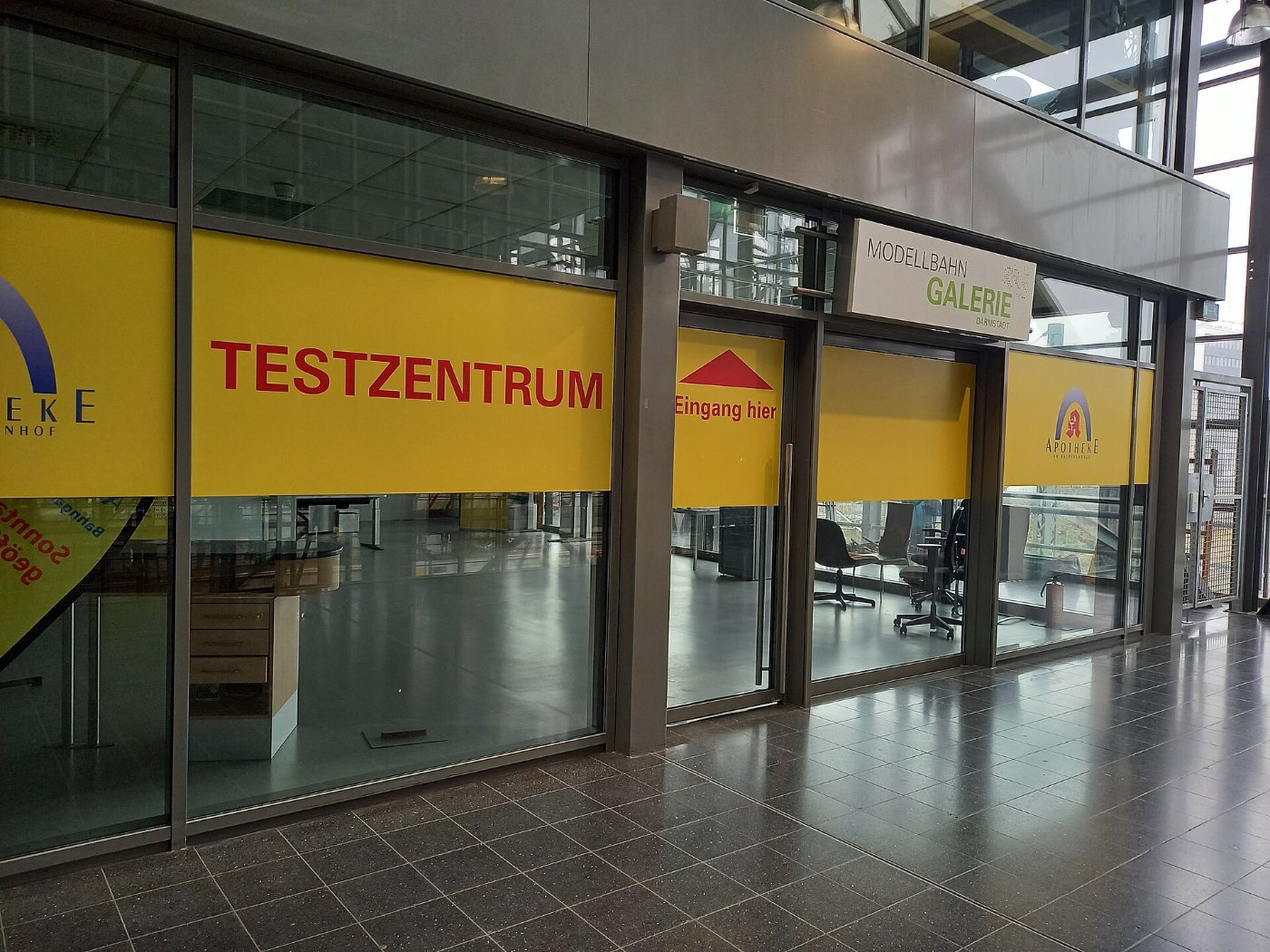 Darmstadt, Empfangsgebäude des Hauptbahnhof