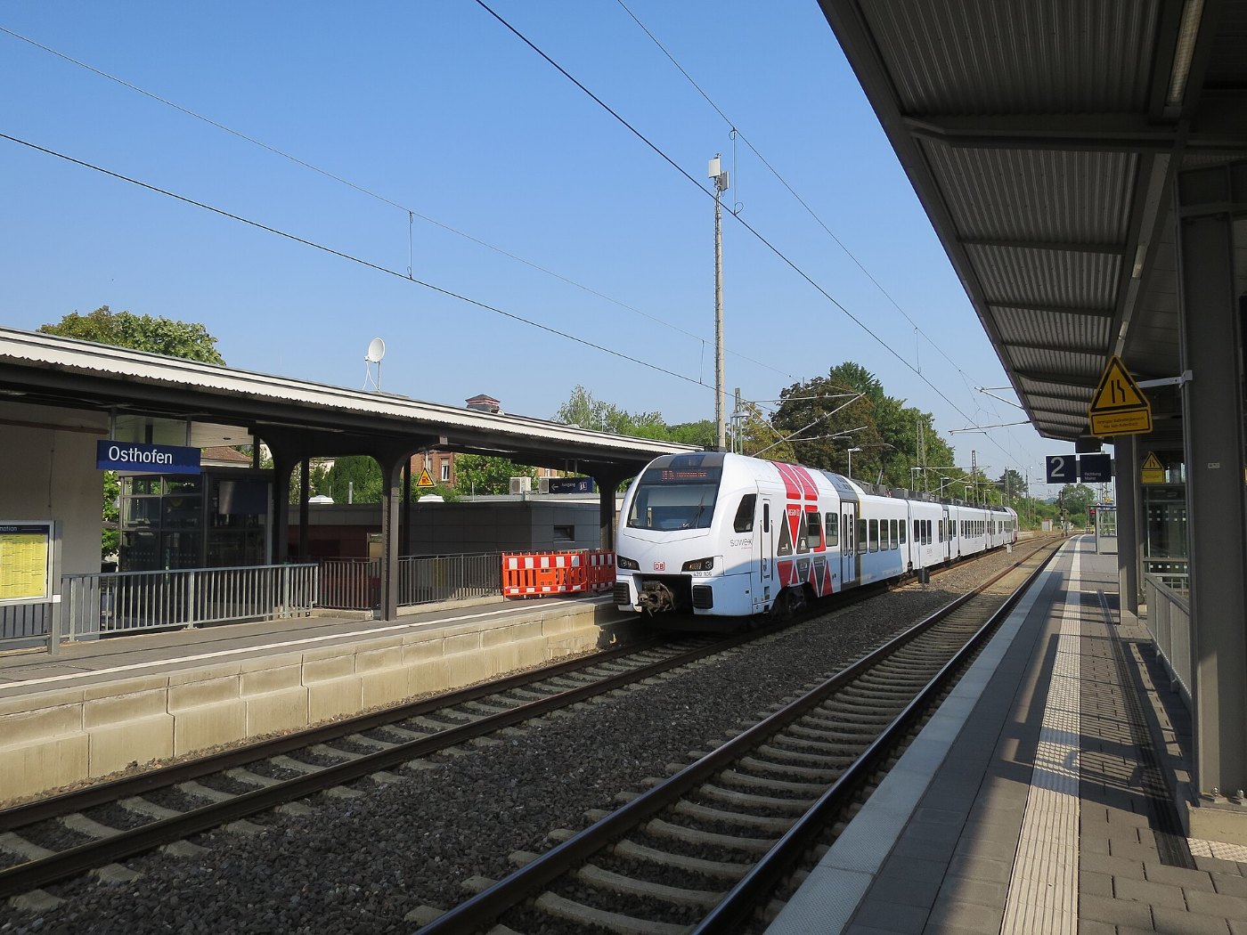 Bahnhof Osthofen Regionalexpress
