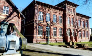 Heimat und Naturkunde Museum Wanne Eickel, im Freiluftbereich das Gleisc
