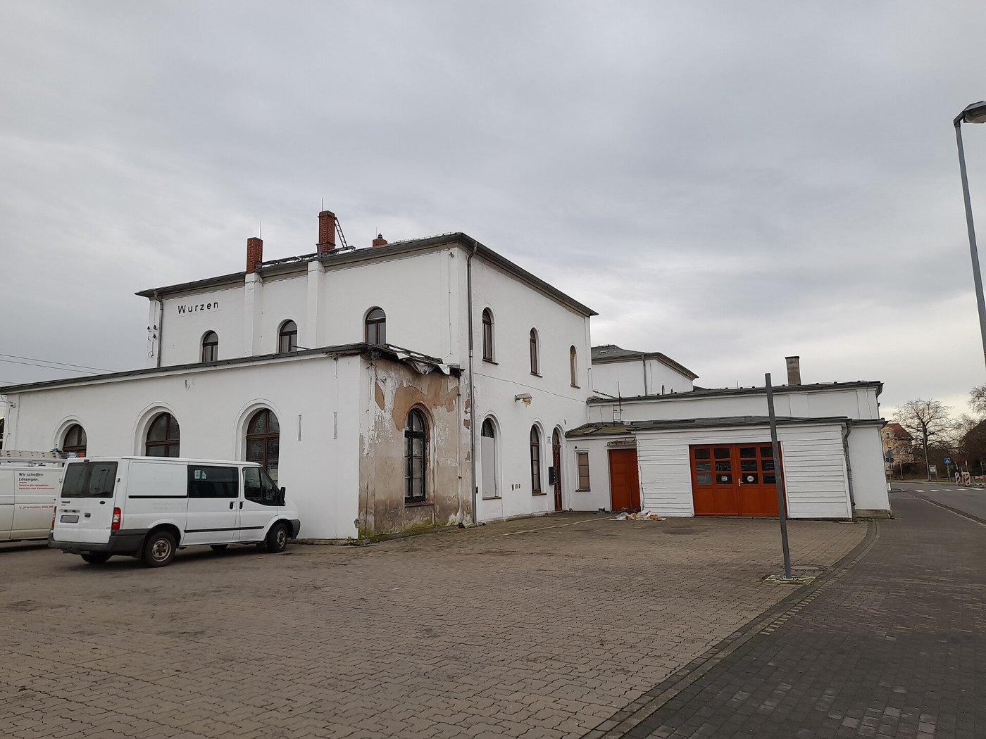 Bahnhof Wurzen, Empfangsgebäude (Straßenseite) (3)