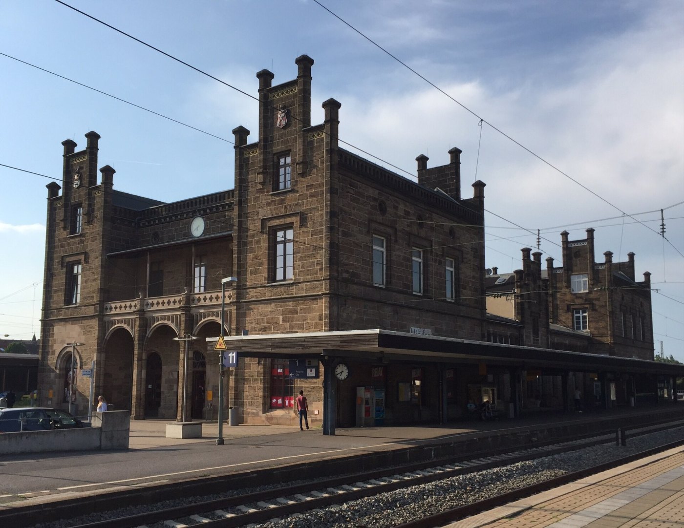 Historischer Bahnhof Minden in Westfalen