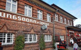 Bahnhof in Kühlungsborn der nostalgischen Dampfeisenbahn Molli zwischen