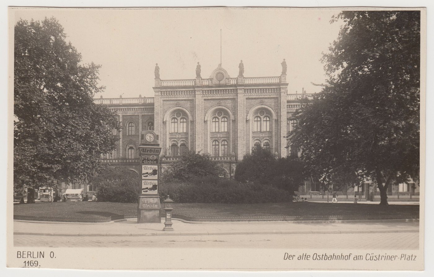 Berlin, Cüstriner Platz, Ostbahnhof, Ansichtskarte