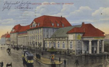 Dortmund, Nordrhein Westfalen Postamt am Bahnhof (Zeno Ansichtskarten)