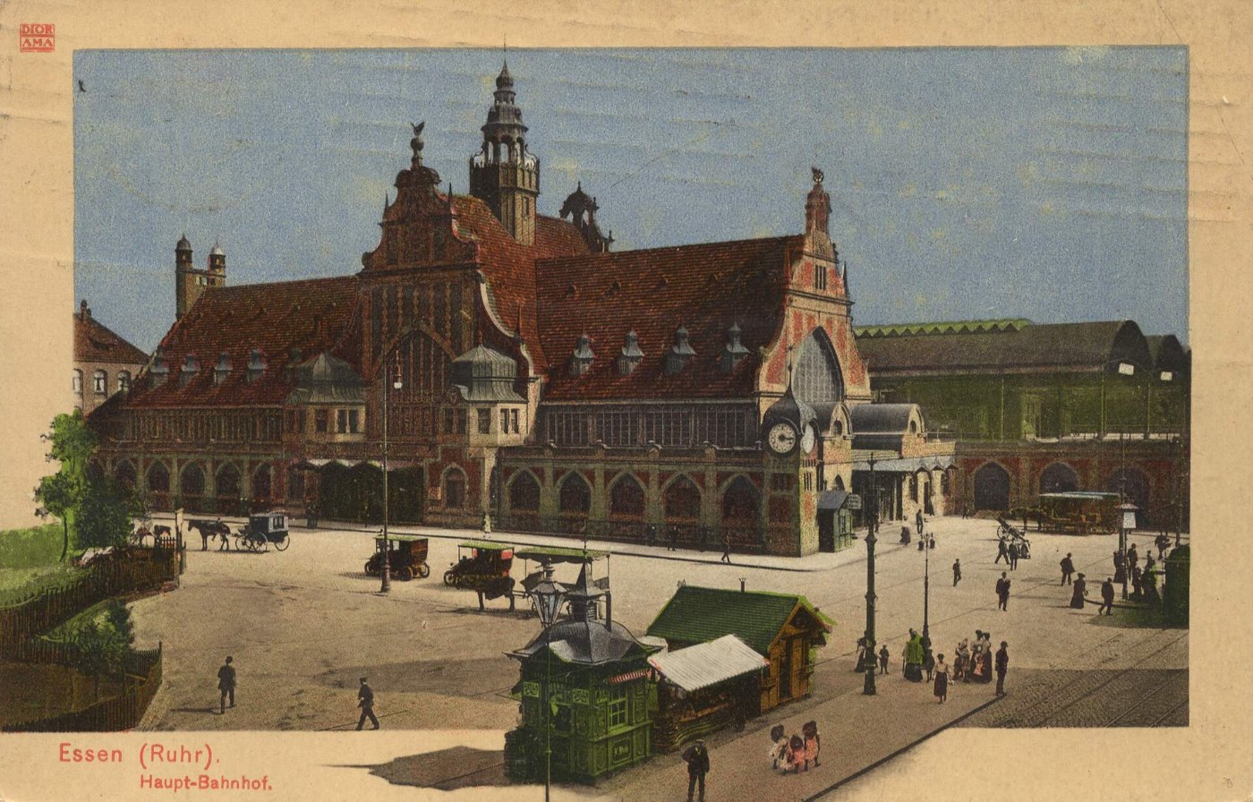 Essen (Ruhr), Nordrhein Westfalen Bahnhof (Zeno Ansichtskarten)
