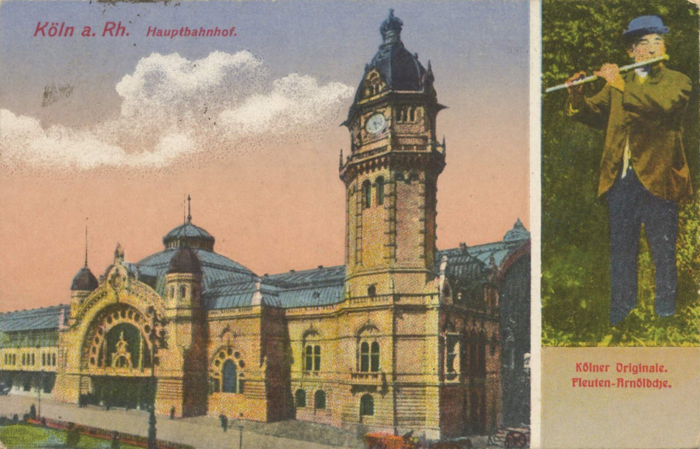Köln (Rhein), Nordrhein Westfalen Bahnhof; Fleuten Arnöldche (Zeno Ansic