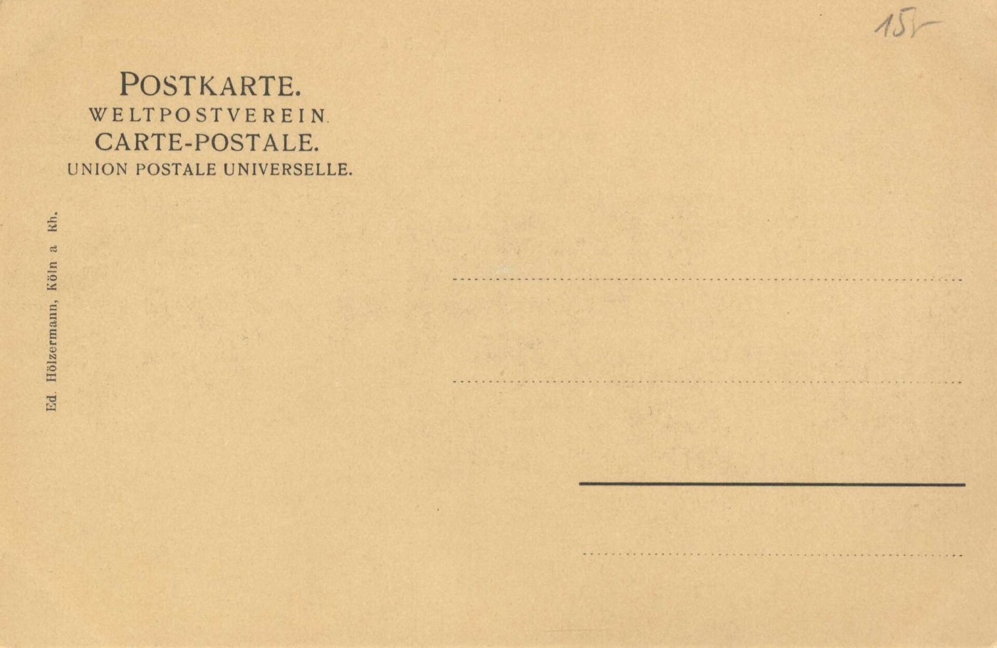 Köln (Rhein), Nordrhein Westfalen Bahnhof (back) (Zeno Ansichtskarten)