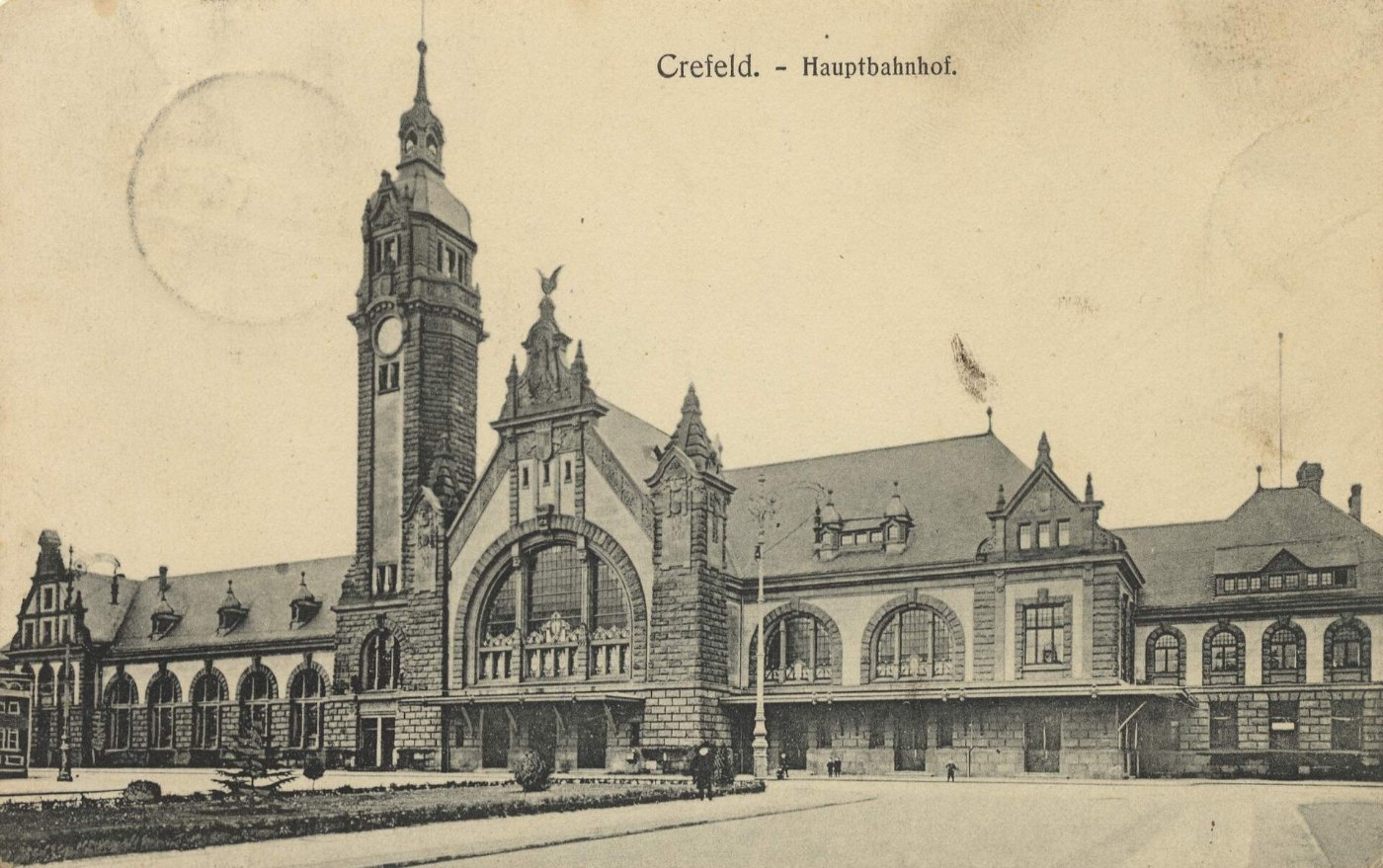 Krefeld, Nordrhein Westfalen Bahnhof (Zeno Ansichtskarten)