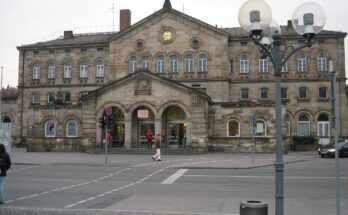 Fürth Hauptbahnhof from Bahnhofsplatz