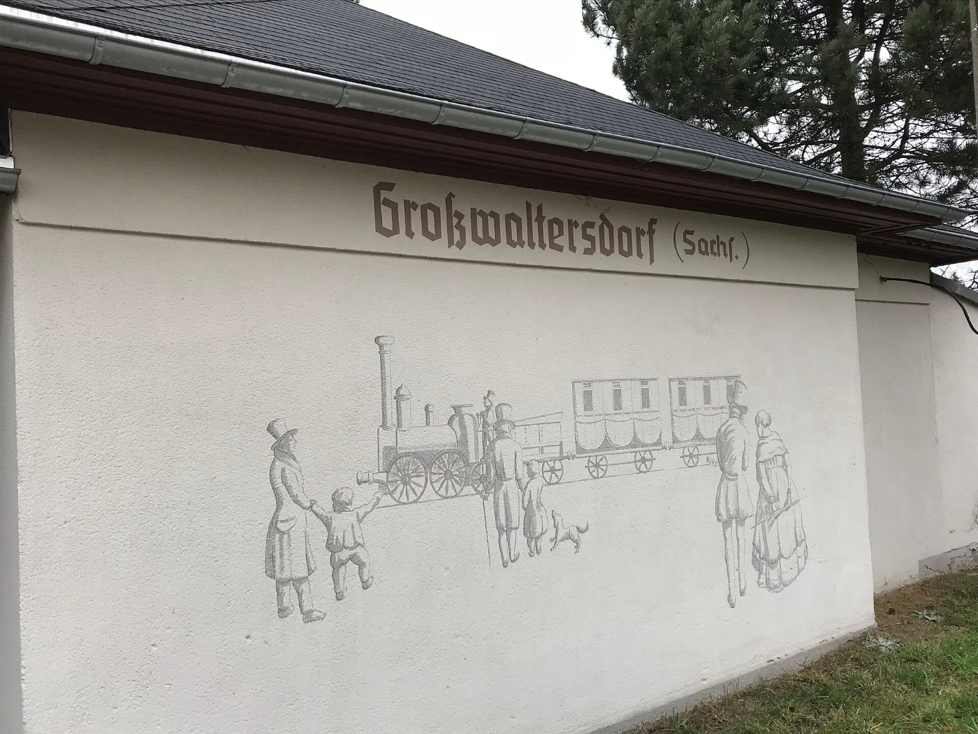 Bahnhof Großwaltersdorf Sachsen 01