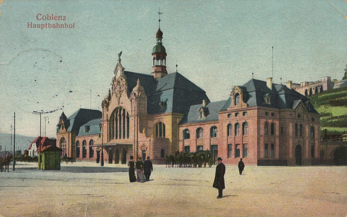 Koblenz (Rhein), Rheinland Pfalz Bahnhof (Zeno Ansichtskarten)