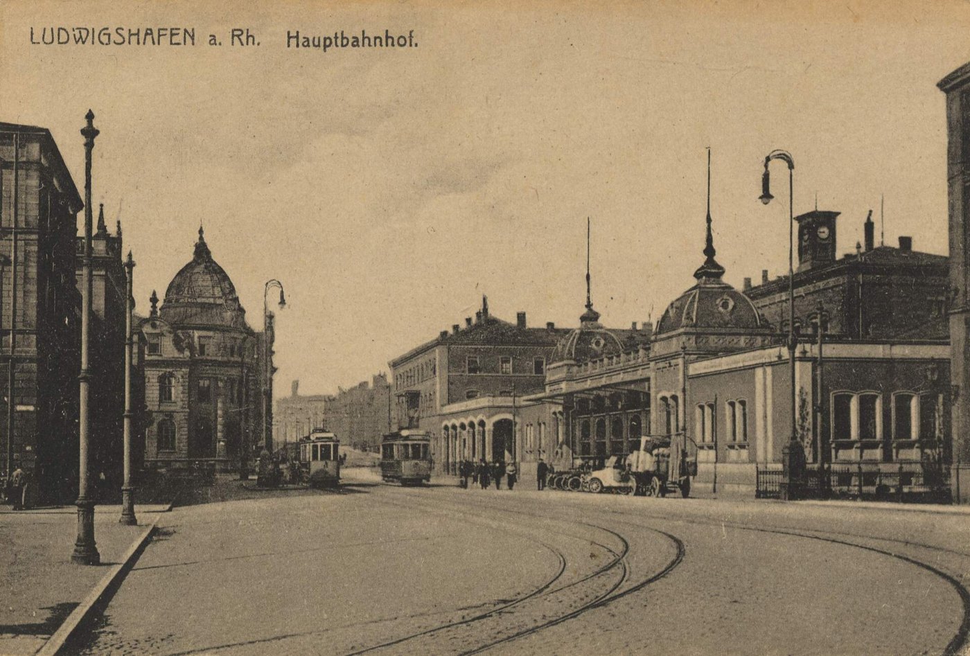 Ludwigshafen, Rheinland Pfalz Bahnhof (Zeno Ansichtskarten)