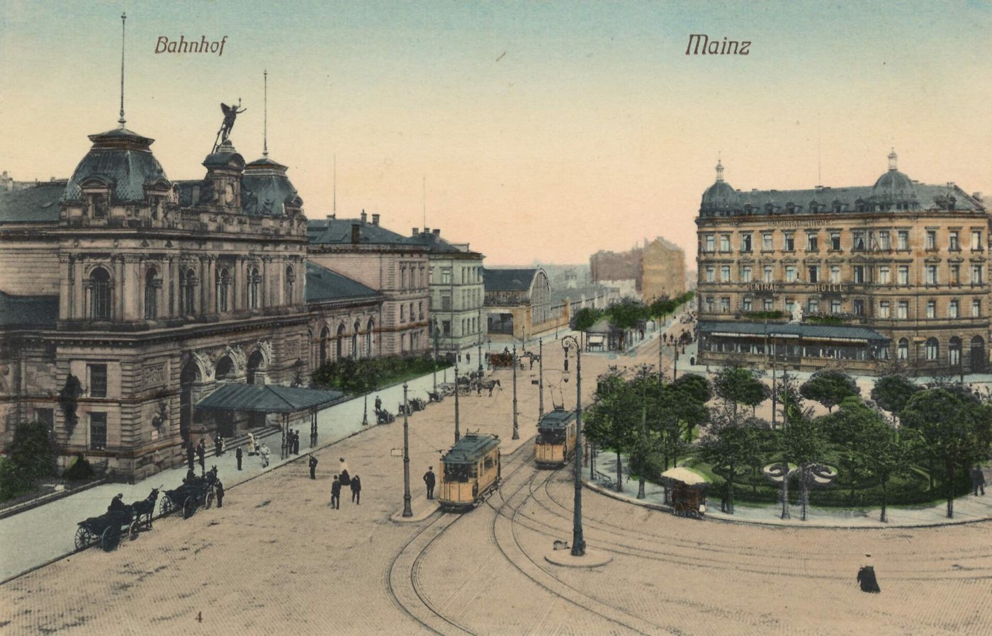 Mainz, Rheinland Pfalz Bahnhof (2) (Zeno Ansichtskarten)