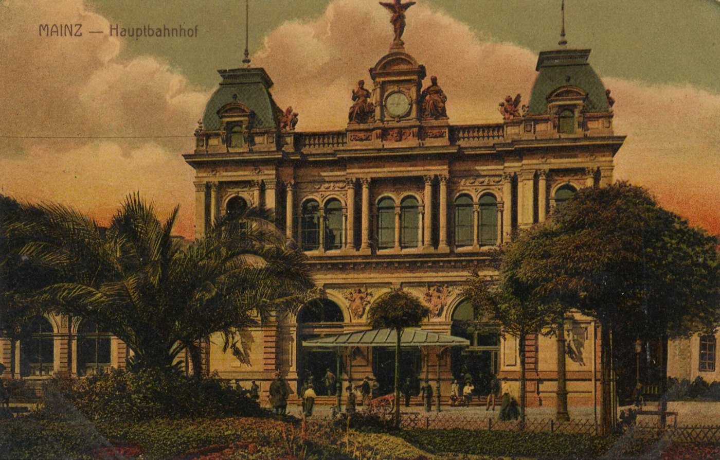 Mainz, Rheinland Pfalz Bahnhof (3) (Zeno Ansichtskarten)