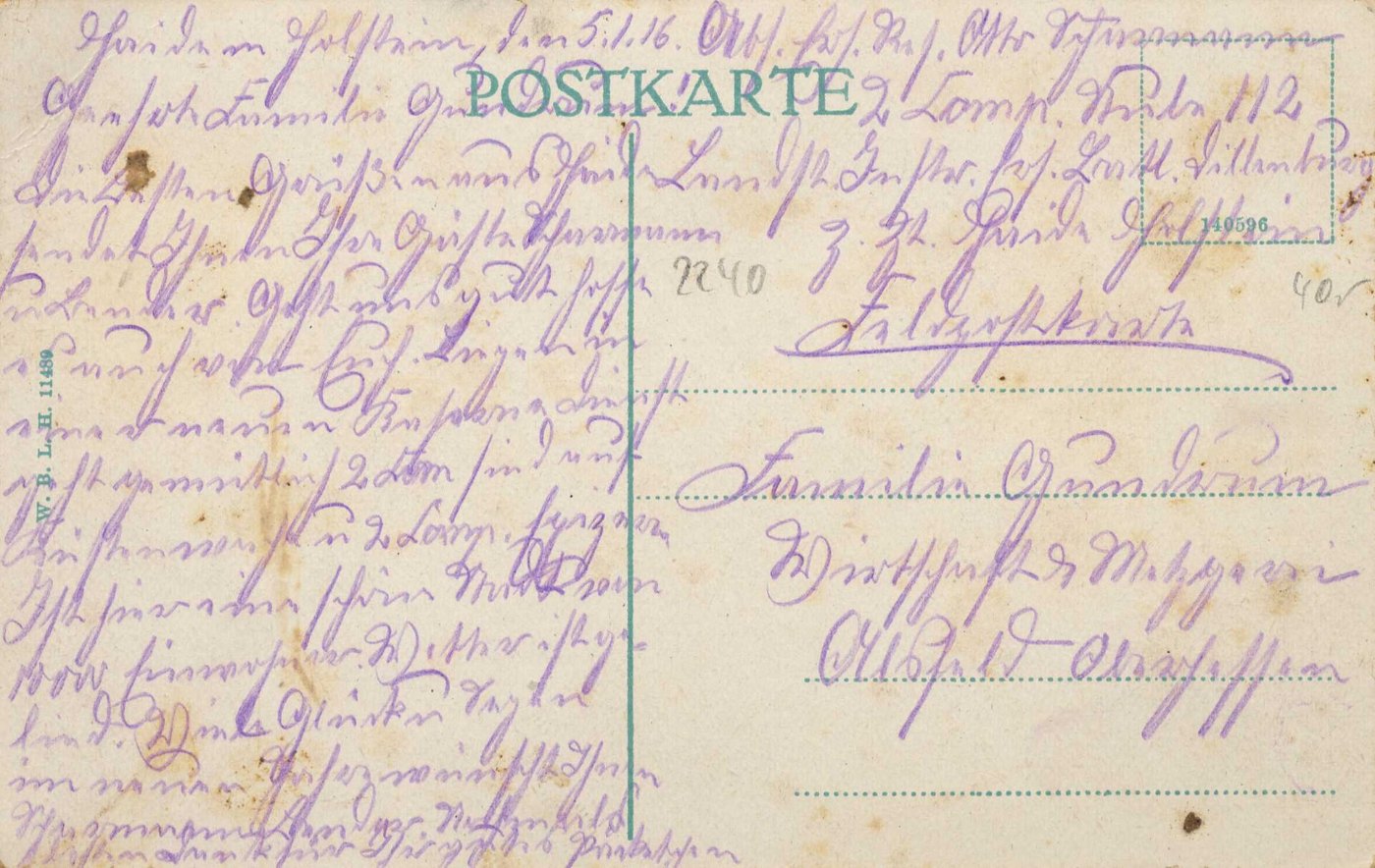 Heide (Holst.), Schleswig Holstein Bahnhof (back) (Zeno Ansichtskarten)