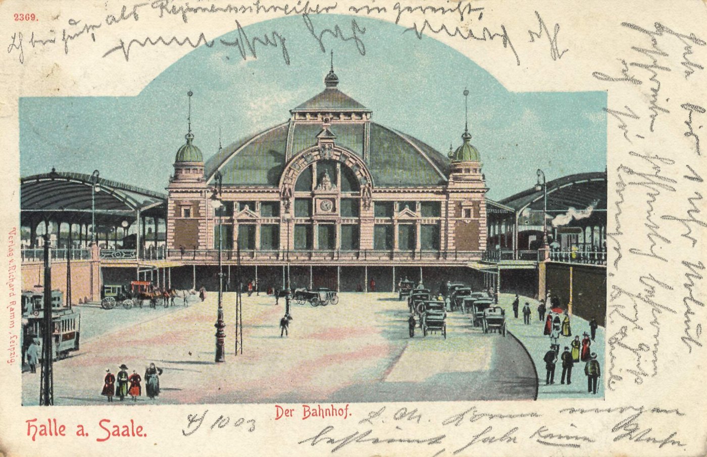Halle (Saale), Sachsen Anhalt Bahnhof (Zeno Ansichtskarten)