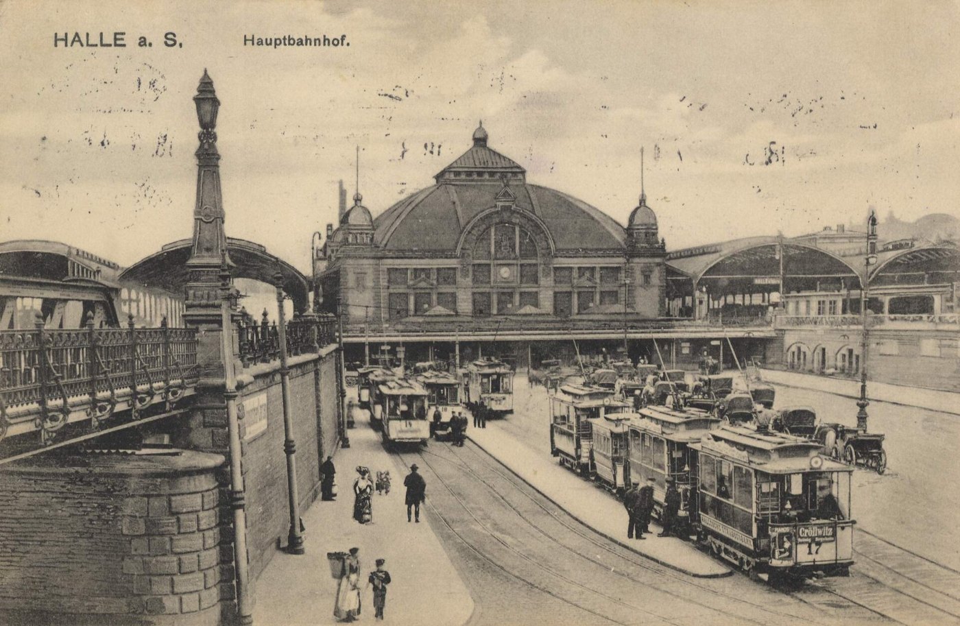 Halle (Saale), Sachsen Anhalt Bahnhof (2) (Zeno Ansichtskarten)
