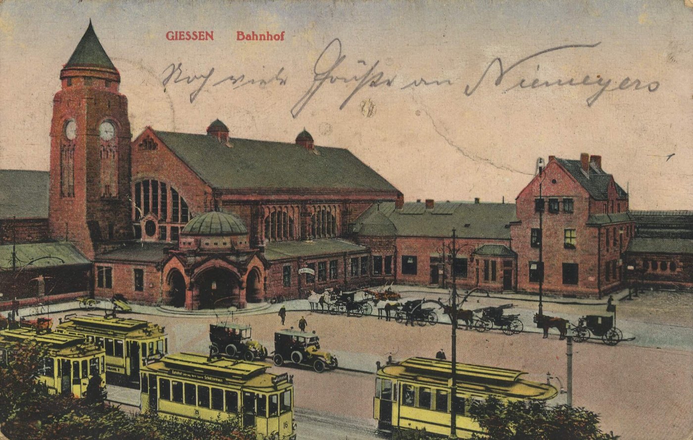 Gießen, Hessen Bahnhof (Zeno Ansichtskarten)