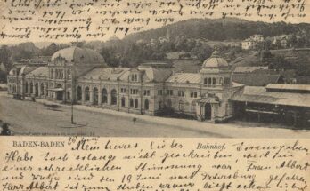 Baden Baden, Baden Württemberg Bahnhof (Zeno Ansichtskarten)