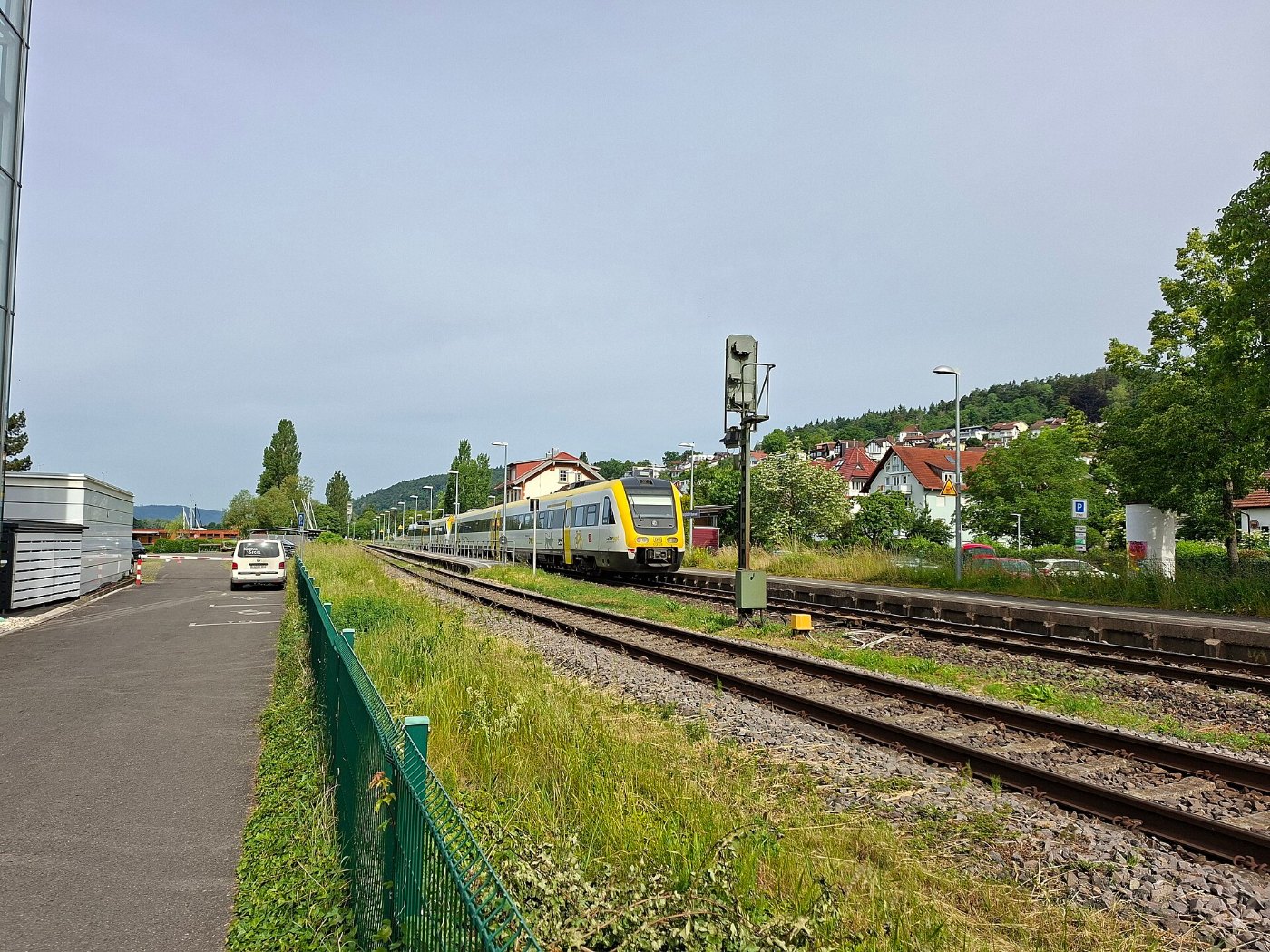 Bahnhof Ludwigshafen (Bodensee) mit BR 612