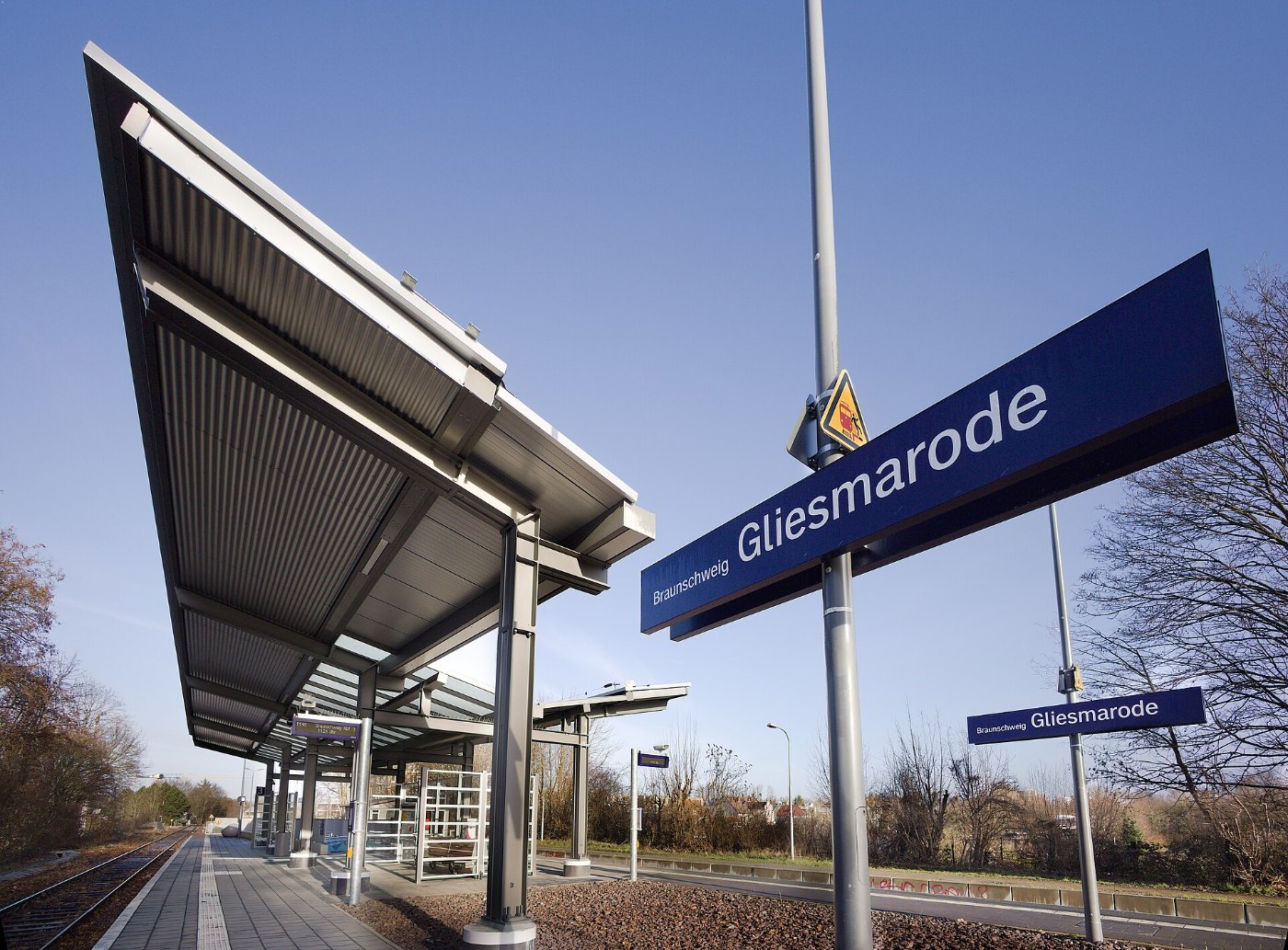 BS Bhf Gliesmarode Bahnsteigdach 1