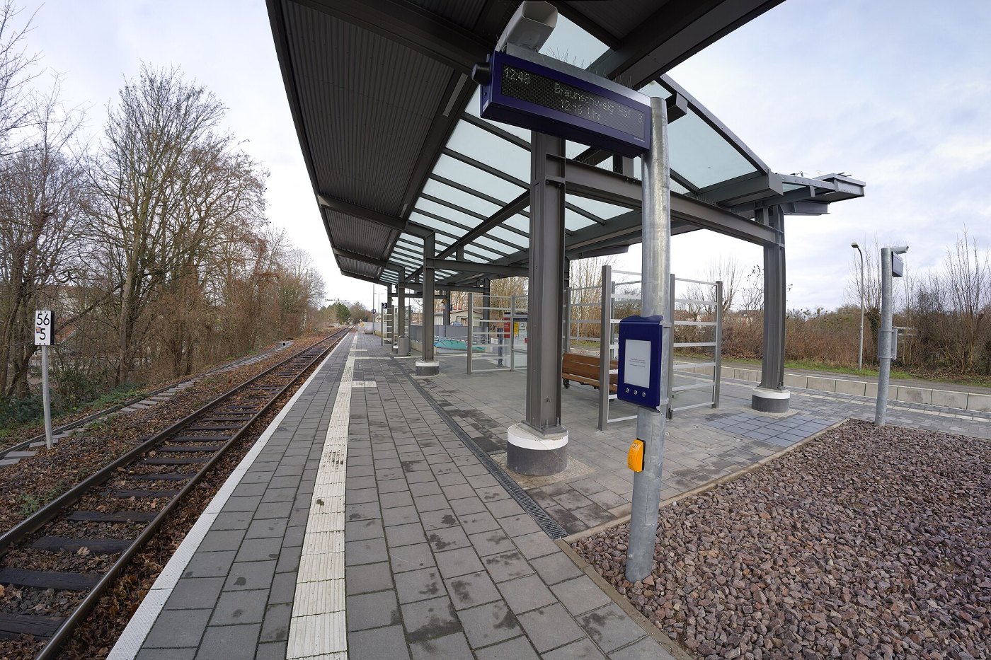 BS Bhf Gliesmarode Bahnsteigdach 2