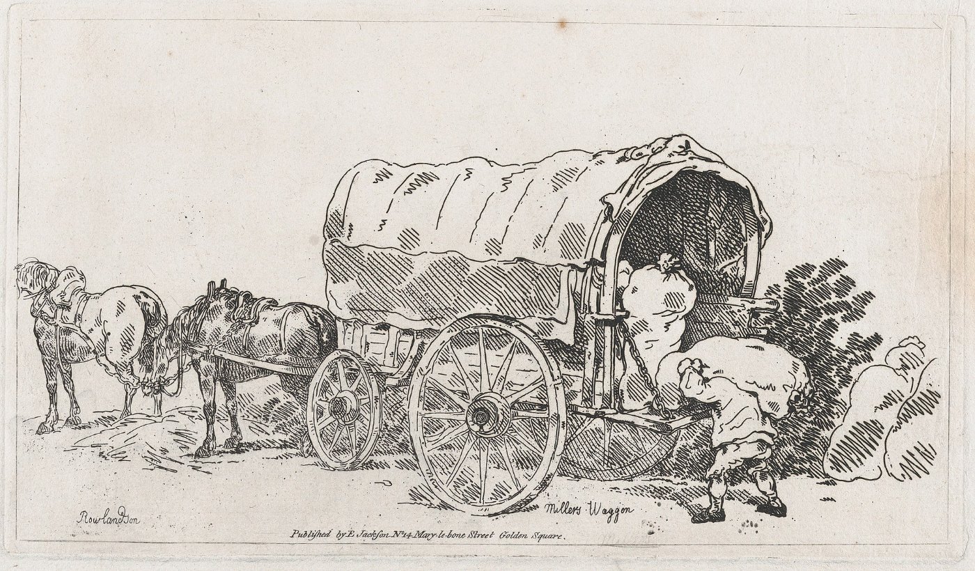 Millers Waggon, from A New Book of Horses and Carriages MET DP
