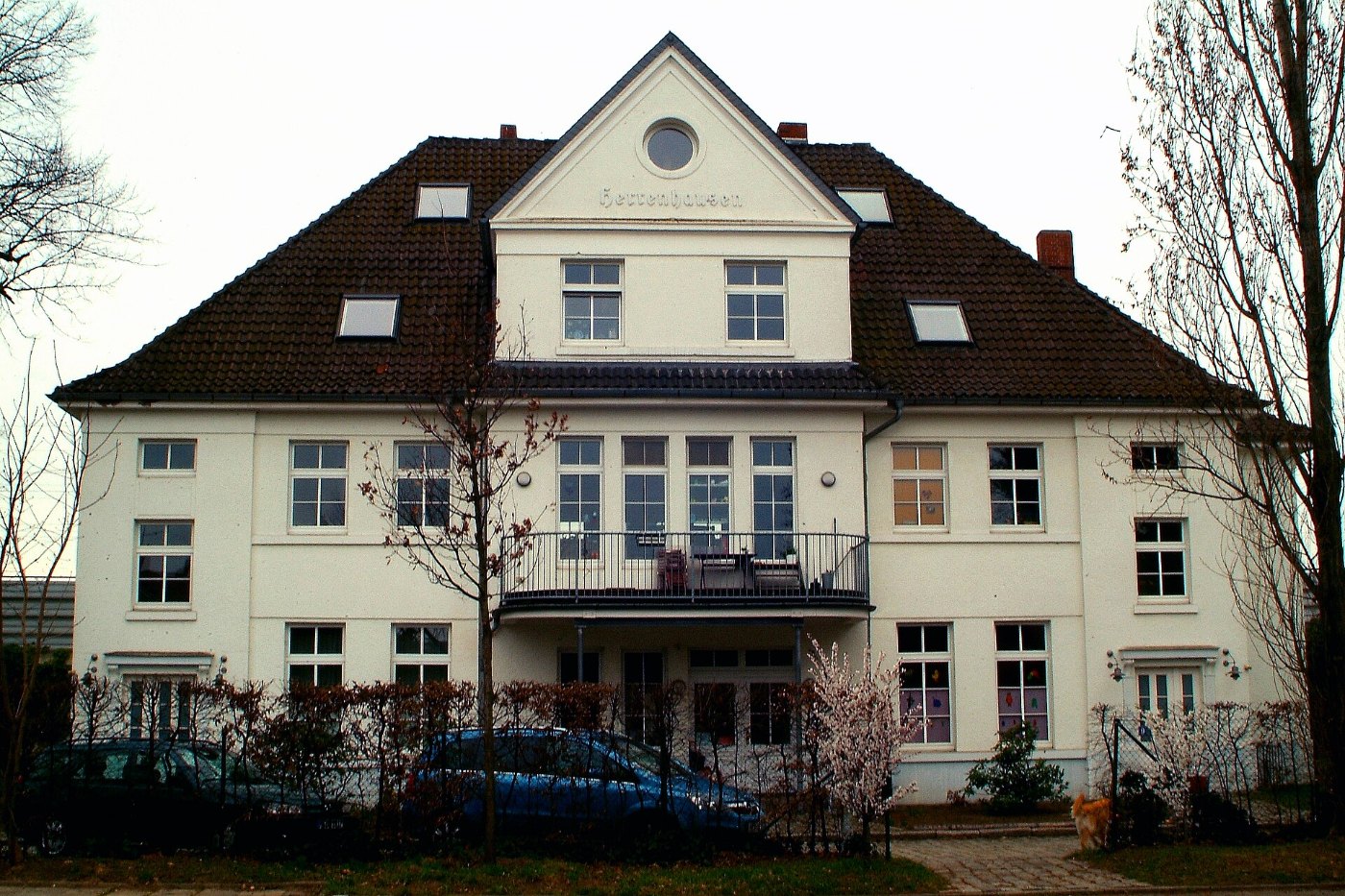 Hannover Am Herrenhäuser Bahnhof 9 Altes Bahnhofsgebäude Vorderansicht