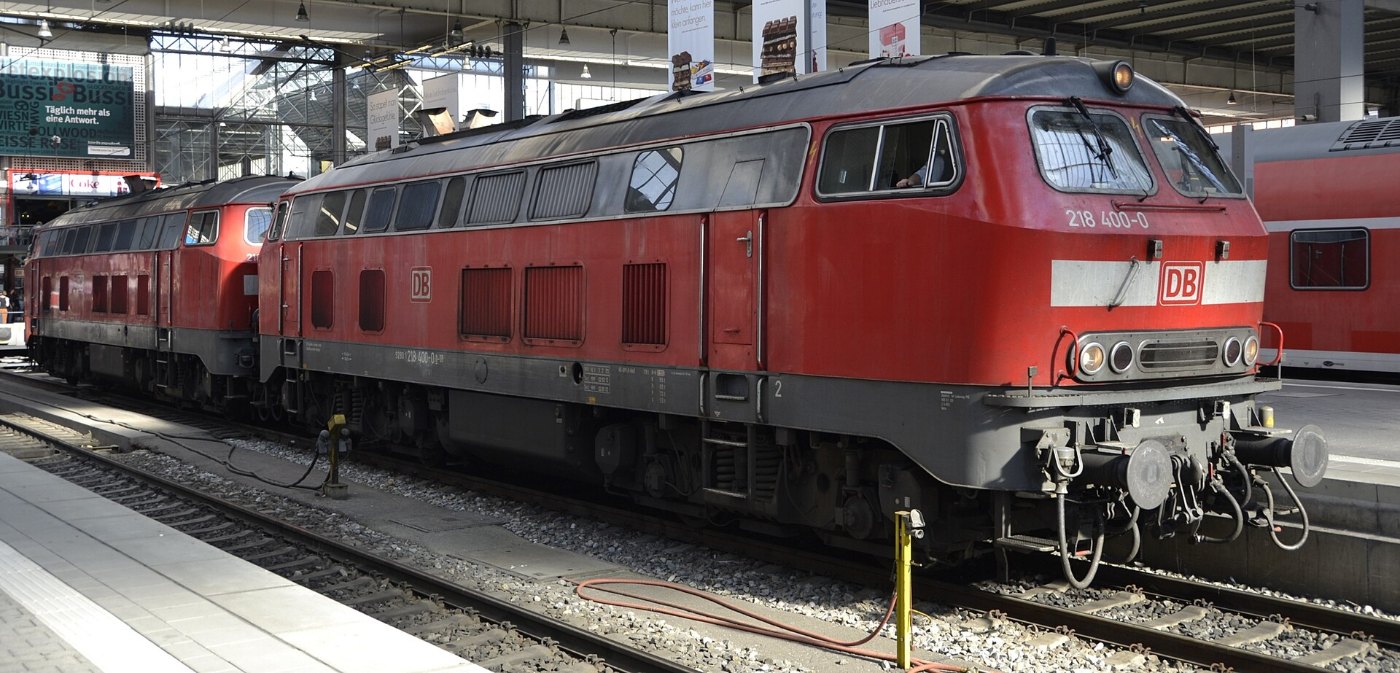 DB Baureihe 218 400 0 in München