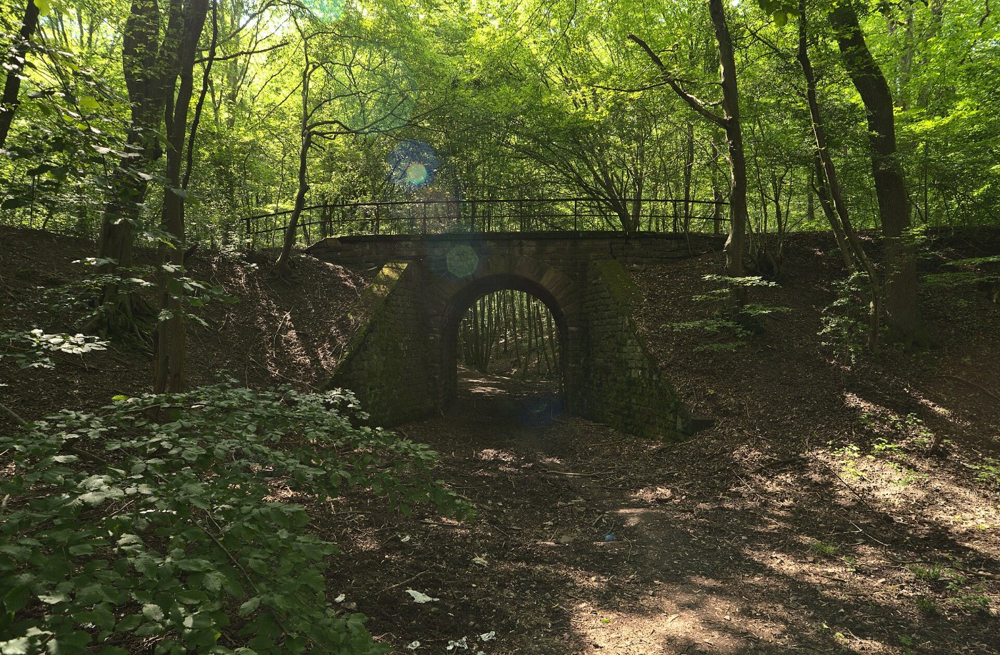 Eisenbahnbrücke Burbach 1907 02