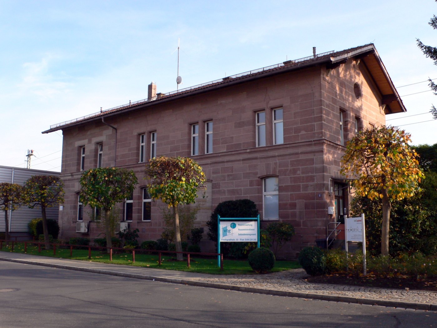 Bahnhof Nürnberg Mögeldorf Empfangsgebäude 1