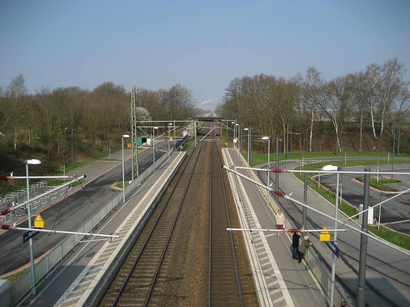 Bahnhof Bremen Mahndorf • Blick Richtung Bremen