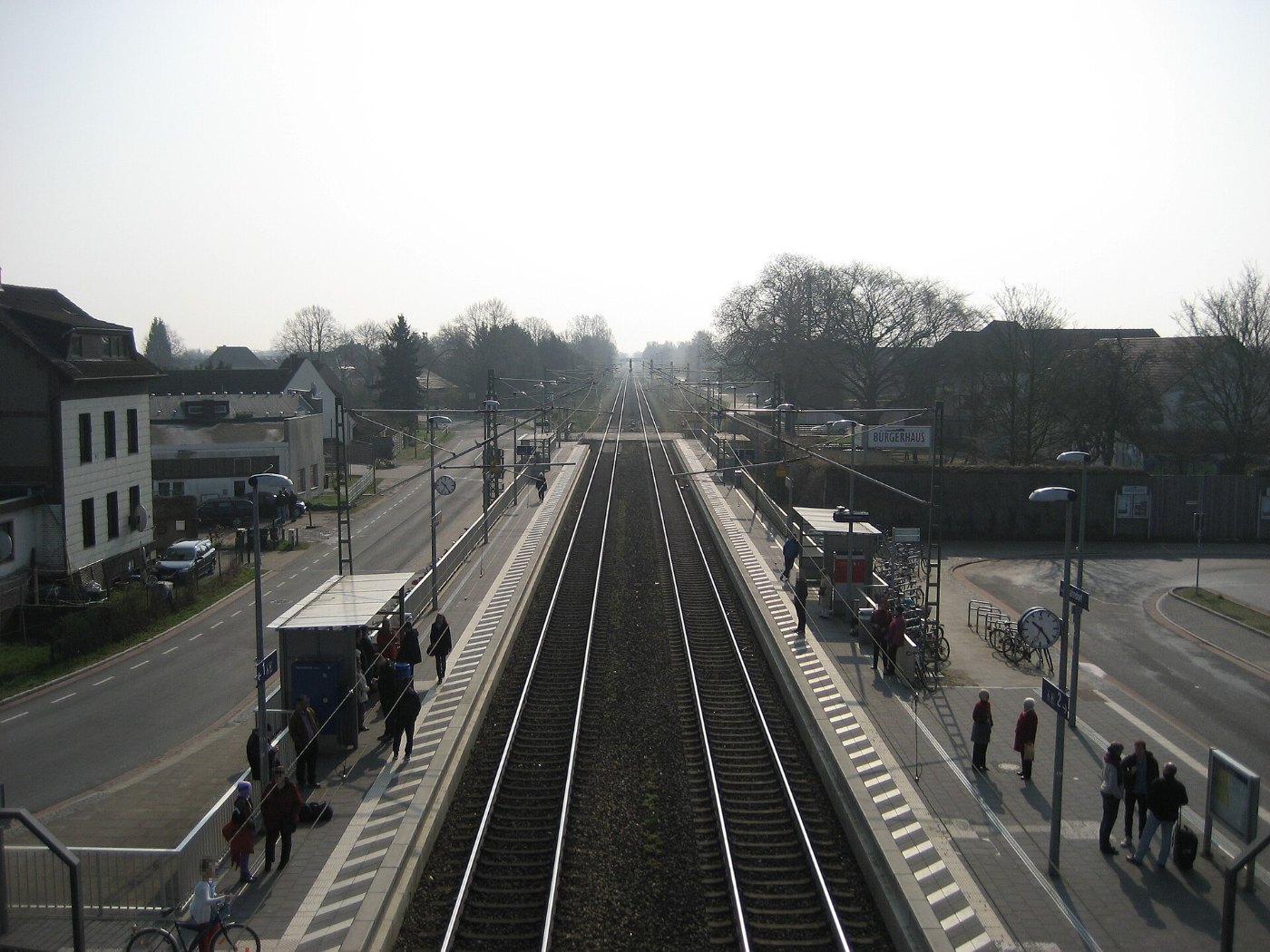 Bahnhof Bremen Mahndorf • Blick Richtung Verden