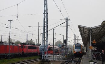 Bahnhof in Wismar panoramio