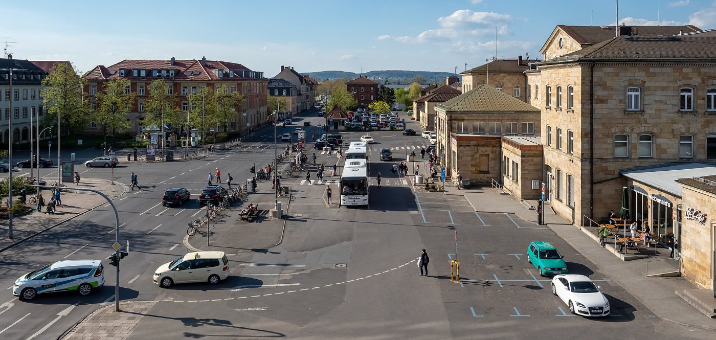 Bamberg Bahnhof Vorplatz RM