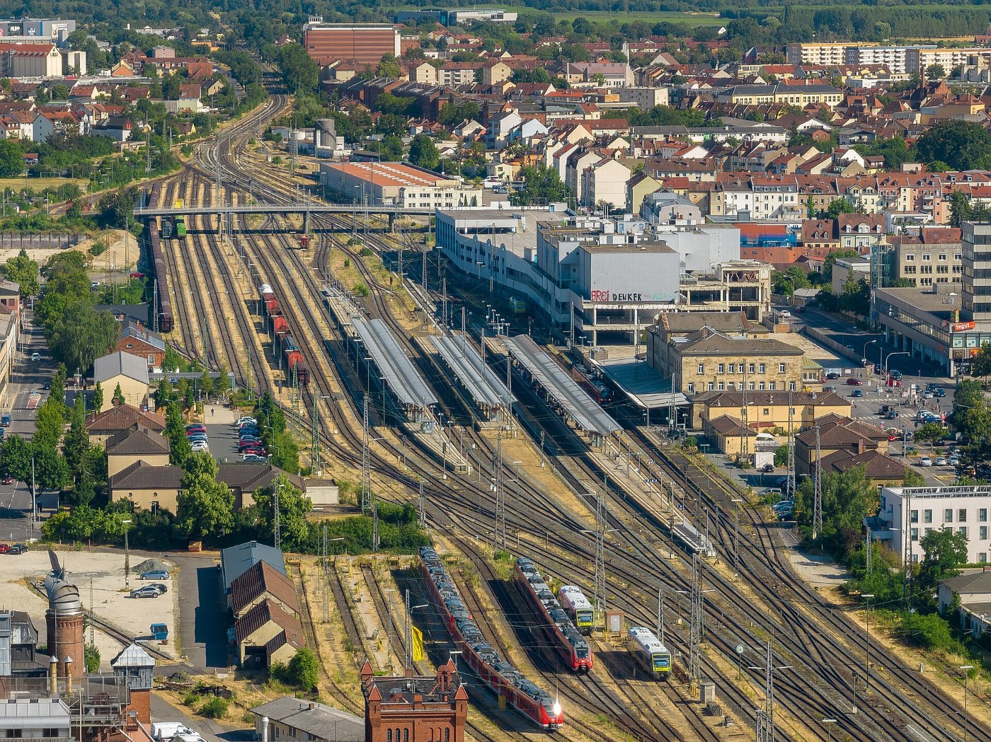 Bamberg Bahnhof Luftbild RM
