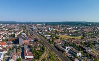 Bamberg Bahnhof Luftbild RM