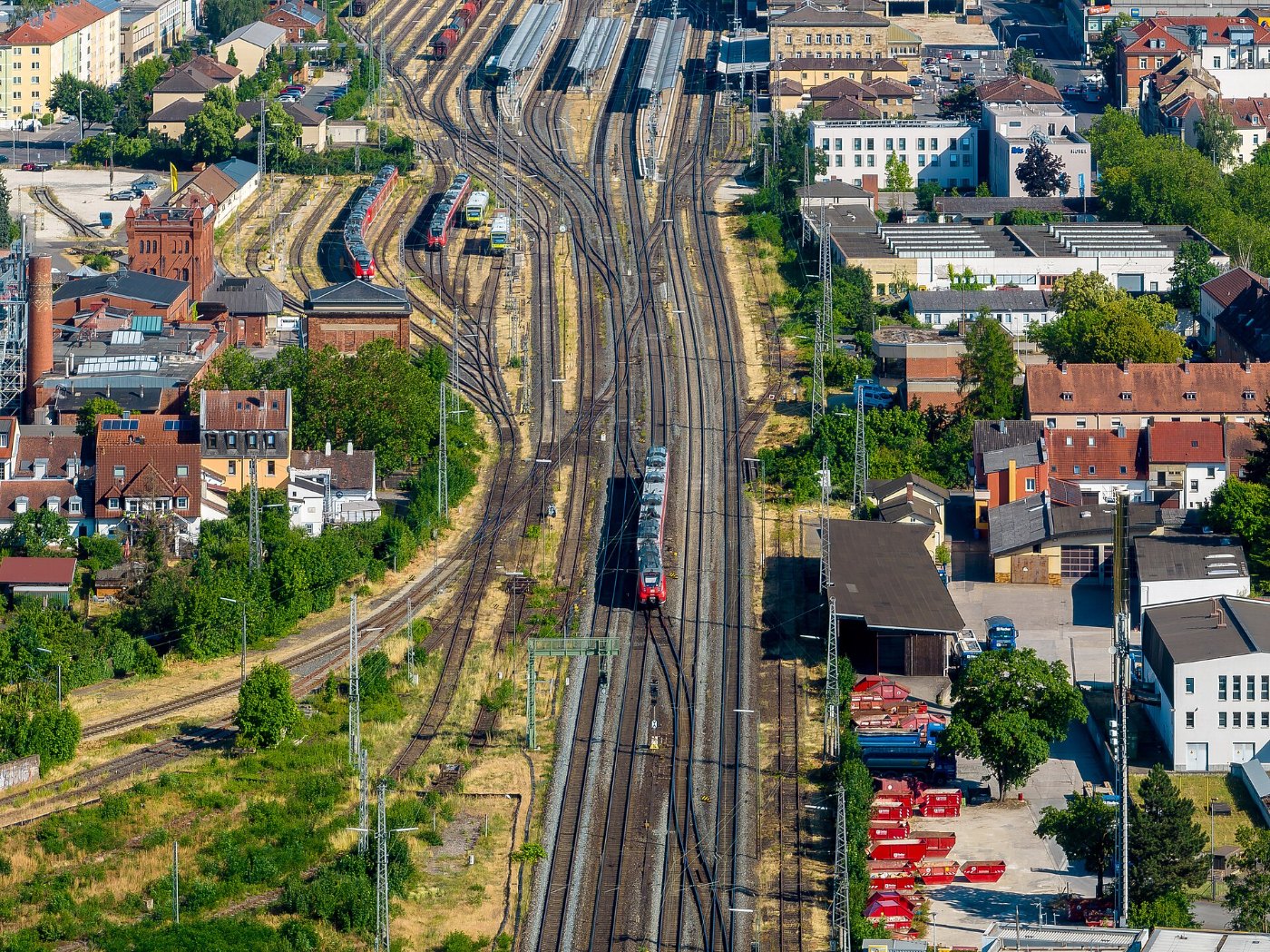Bamberg Bahnhof Luftbild RM