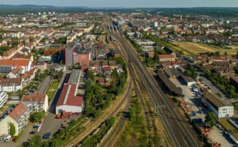 Bamberg Bahnhof Luftbild RM