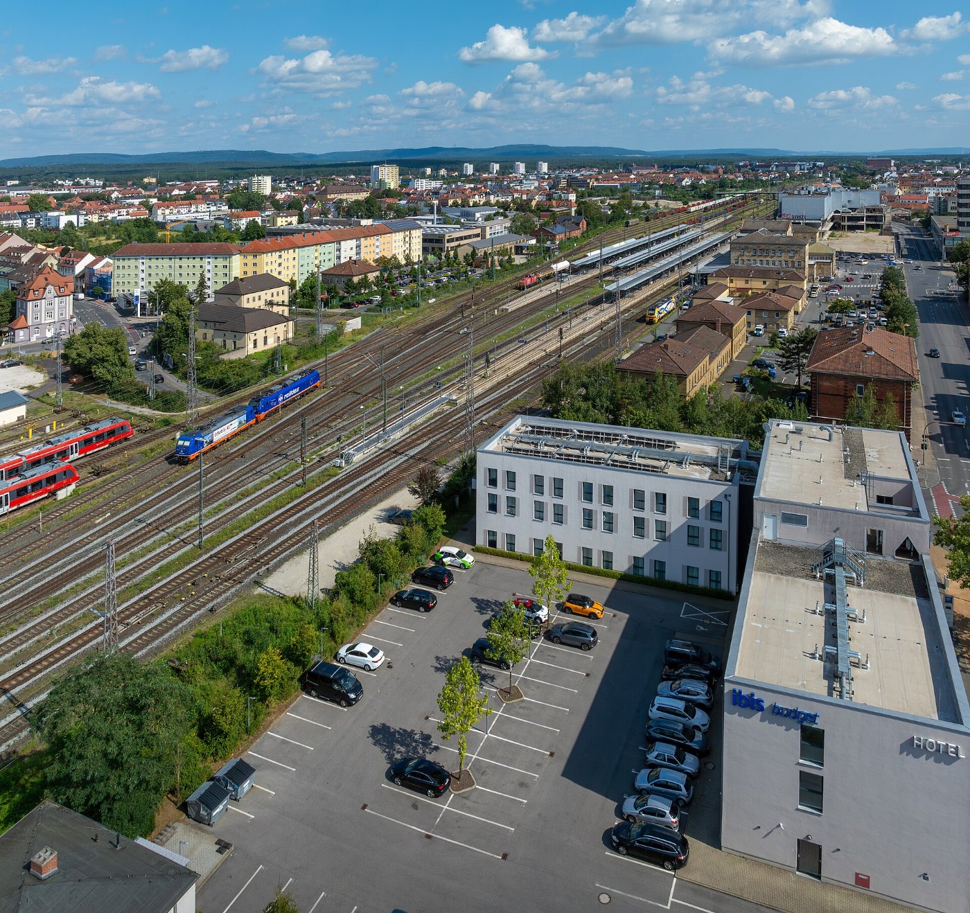 Bamberg Bahnhof Luftbild RM