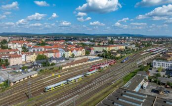 Bamberg Bahnhof Luftbild RM