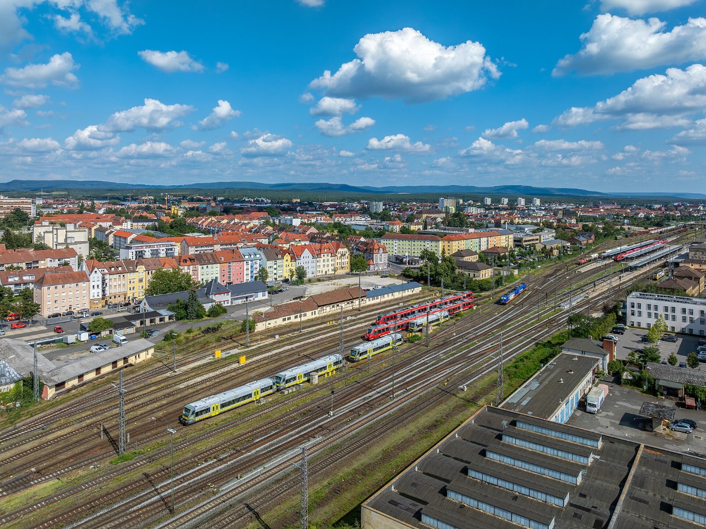 Bamberg Bahnhof Luftbild RM