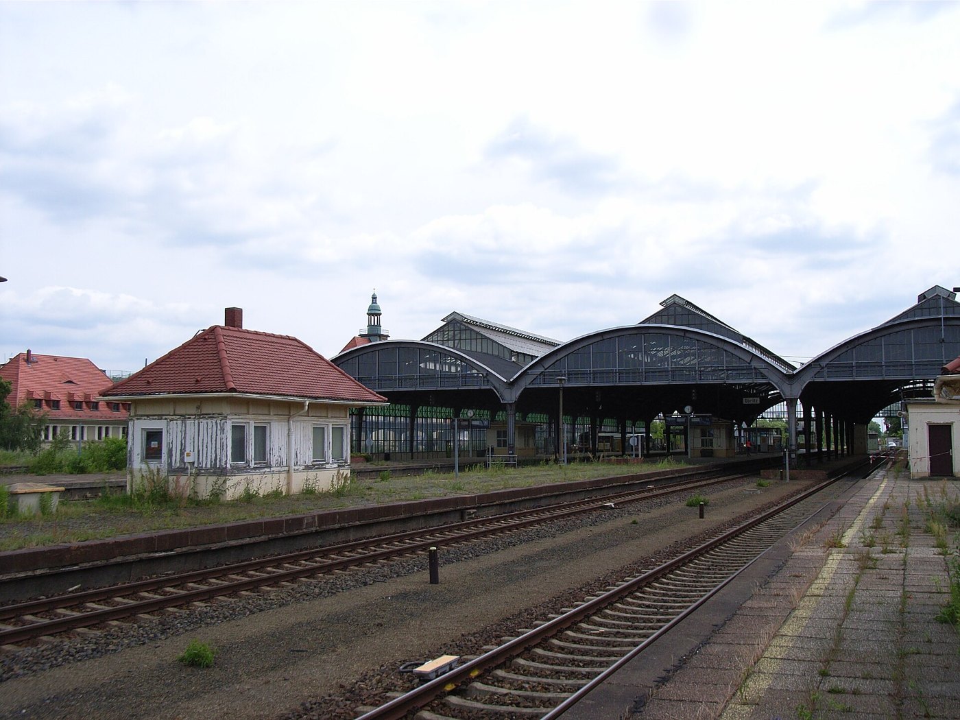 Bahnhofshalle Görlitz Westeinfahrt